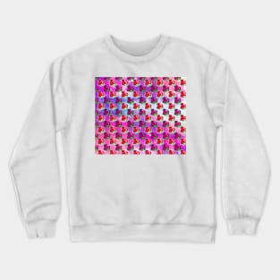 Space Strawberry Pattern Crewneck Sweatshirt